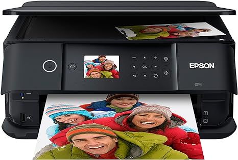 Epson Expression Premium XP-6100 Wireless Color Photo Printer with Scanner and Copier, Black, Medium